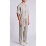 Life Style Butiken Ανδρικό Κοντομάνικο Πουκάμισο Oversize LS12011 SAND 7