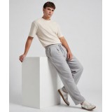 Life Style Butiken Ανδρικό Oversize Παντελόνi με πιέτες και λάστιχο με κορδόνια στη μέση LS12023 Γκρι 5