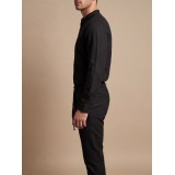 Life Style Butiken Ανδρικό Παντελόνι Λινό με πιέτες LS12648306 Black 8