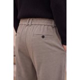 Life Style Butiken Ανδρικό Παντελόνι Smart Casual με Λάστιχο στη Μέση LS12693 Γκρι Taupe 7