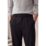 Life Style Butiken Ανδρικό Παντελόνι Smart Casual με Λάστιχο στη Μέση LS12693 Black 2