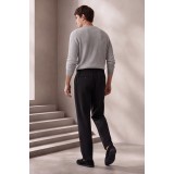 Life Style Butiken Ανδρικό Παντελόνι Smart Casual με Λάστιχο στη Μέση LS12693 Black 7