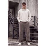 Life Style Butiken Ανδρικό Παντελόνι Baggy με Ελαστική Μέση & Βελούδινη Υφή LS15716 Μπεζ-Καφέ 4