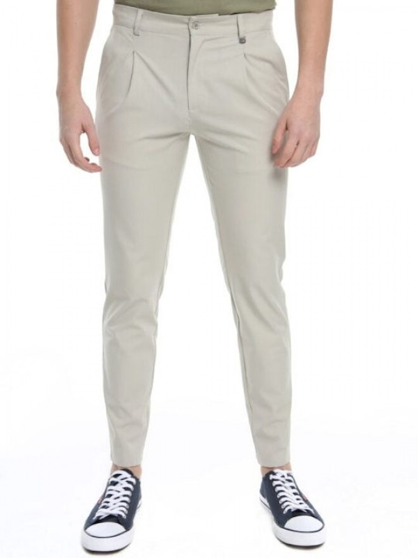 Tresor Ανδρικό Παντελόνι Chino Μπεζ