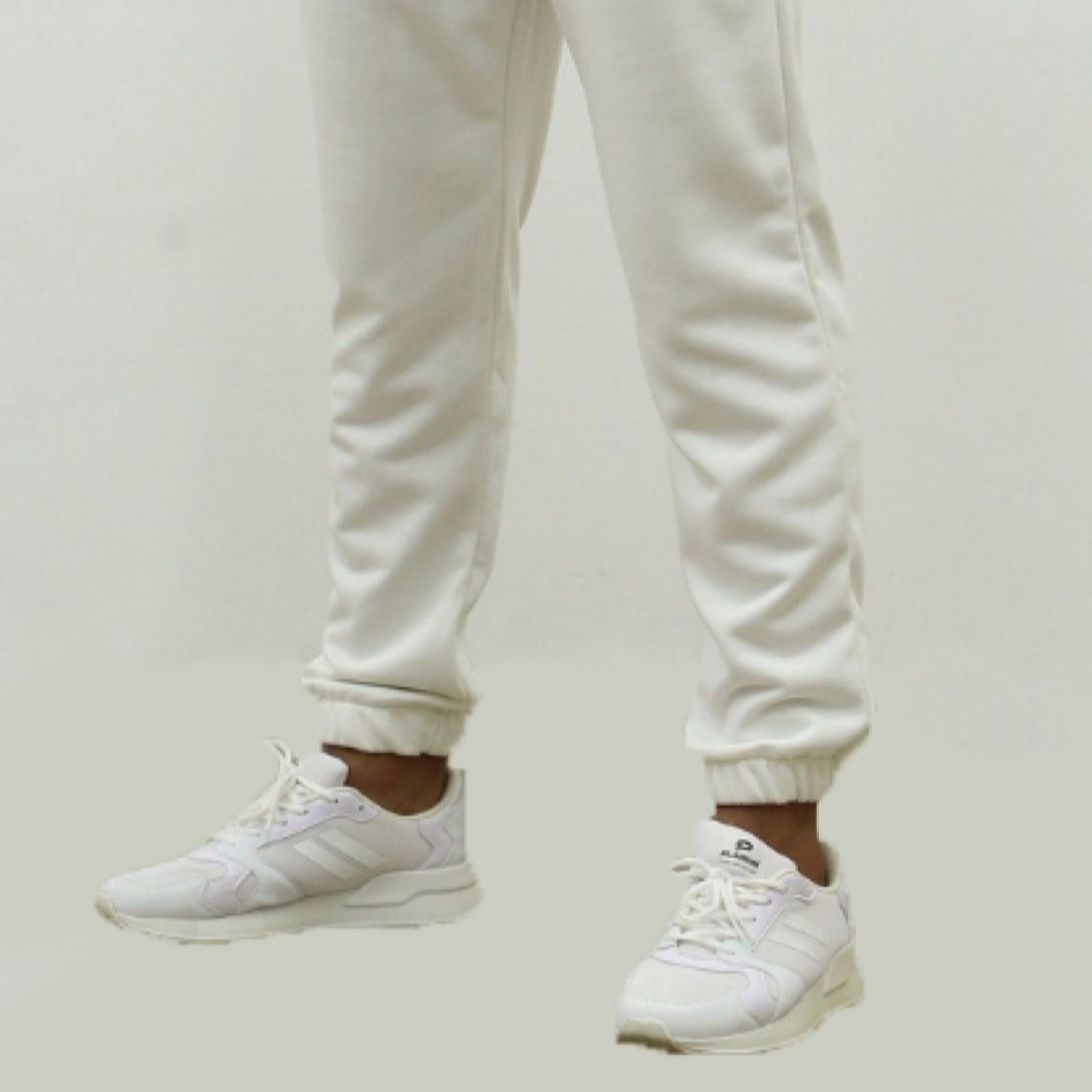 Life Style Butiken Ανδρική φόρμα oversize LS14829 Λευκό