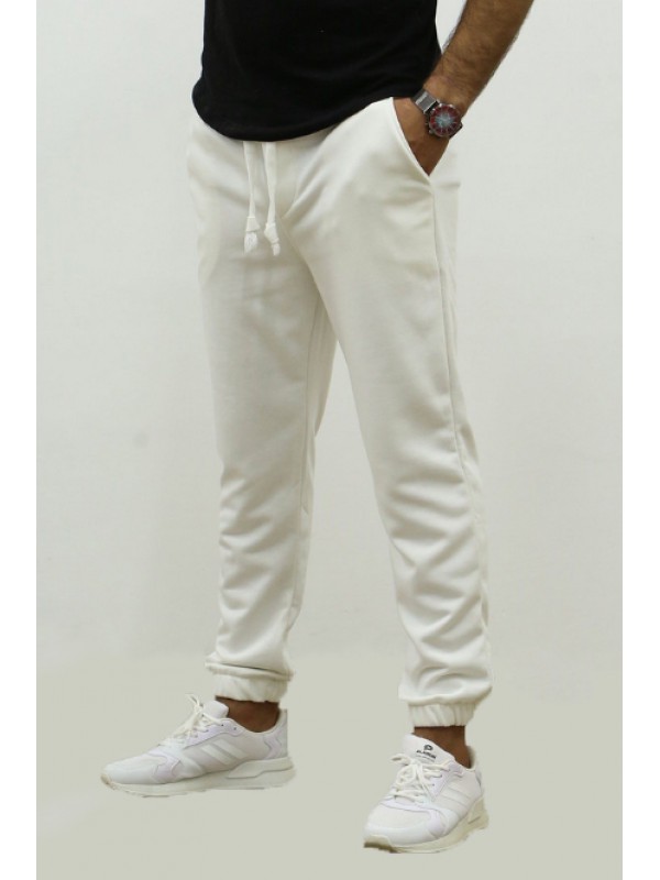 Life Style Butiken Ανδρική φόρμα oversize LS14829 Λευκό