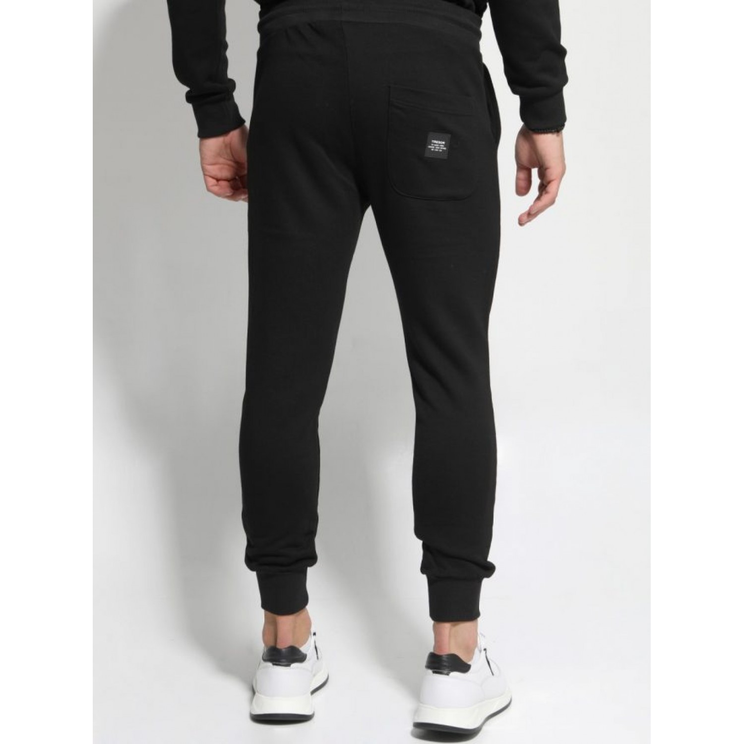 Ανδρική φόρμα με λάστιχο στον αστράγαλο Tresor 33-6668 Μαύρο