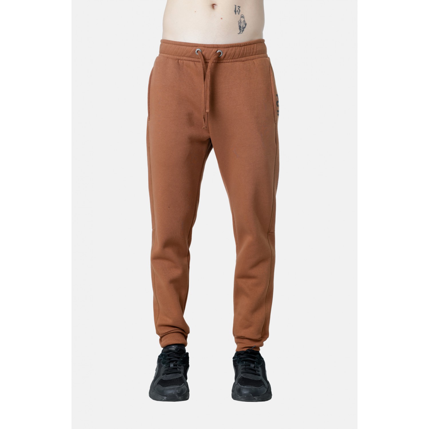 Life Style Butiken Ανδρική Φόρμα με λάστιχο στον αστράγαλο LS12581306 Καφέ