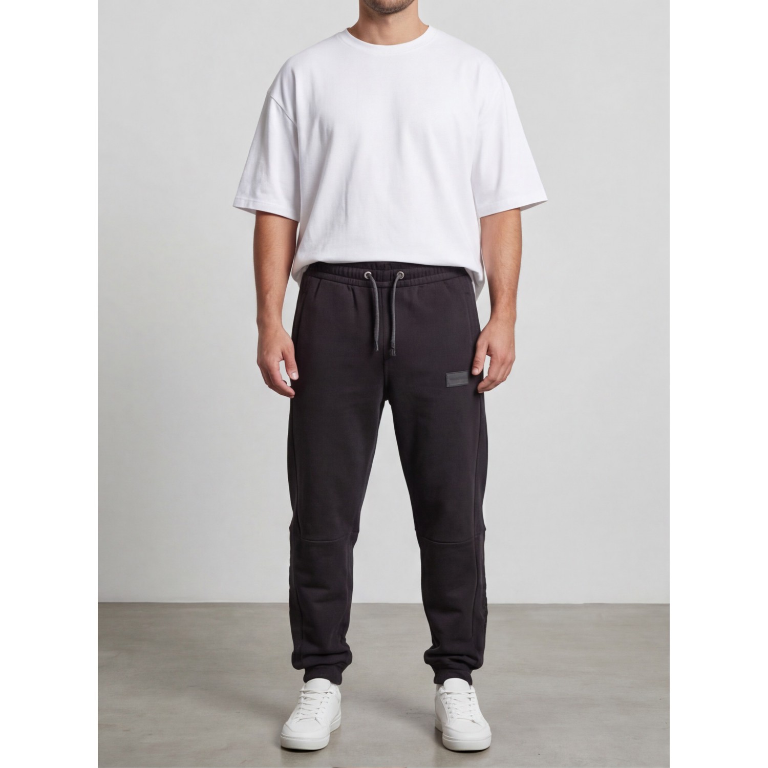 Life Style Butiken Ανδρική Φόρμα με λάστιχο στον αστράγαλο LS12631302 Black