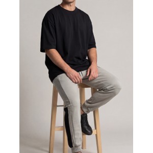 Life Style Butiken Ανδρική Φόρμα με λάστιχο στον αστράγαλο LS12631302 Γκρι