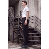 Life Style Butiken Ανδρικό Παντελόνι Φόρμας Slim Fit με Εσωτερικό Φλις LS122481852 Μαύρο 6