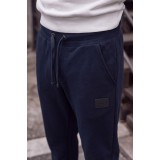 Life Style Butiken Ανδρικό Παντελόνι Φόρμας Slim Fit με Εσωτερικό Φλις LS122481852 NAVY 2