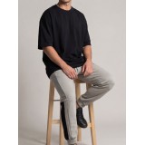 Life Style Butiken Ανδρική Φόρμα με λάστιχο στον αστράγαλο LS12631302 Γκρι 4