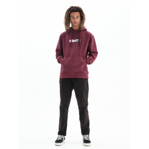 BASEHIT 222.BM20.04  ΑΝΔΡΙΚΟ ΦΟΥΤΕΡ ΜΕ ΚΟΥΚΟΥΛΑ ΚΑΙ ΤΥΠΩΜΑ BSHT 