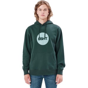 Basehit 212.BM20.02 Ανδρικό Φούτερ με Κουκούλα και Τσέπες Πράσινο