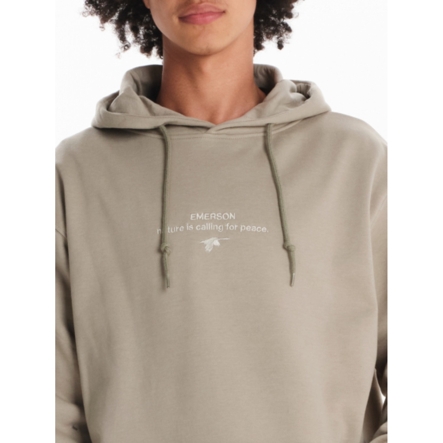 EMERSON ΑΝΔΡΙΚΟ ΦΟΥΤΕΡ ΜΕ ΚΟΥΚΟΥΛΑ 242.EM20.13 SMOKE GREEN