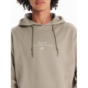 EMERSON ΑΝΔΡΙΚΟ ΦΟΥΤΕΡ ΜΕ ΚΟΥΚΟΥΛΑ 242.EM20.13 SMOKE GREEN