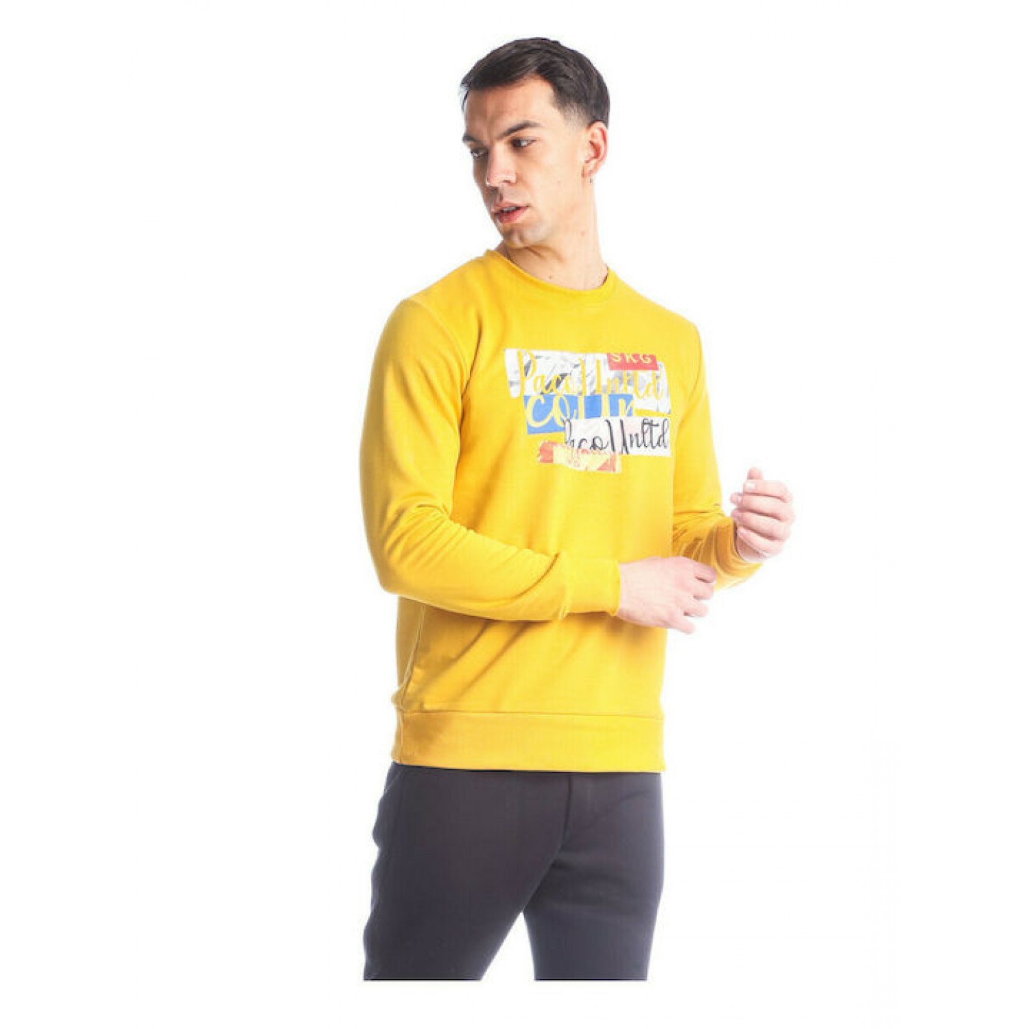 PACO ΦΟΥΤΕΡ ΑΝΔΡΙΚΗ ΜΠΛΟΥΖΑ ΜΕ ΛΑΙΜΟΚΟΨΗ 2288837 ΚΙΤΡΙΝΟ