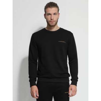 Ανδρική μακρυμάνικη μπλούζα Tresor 33-205068 Μαύρο