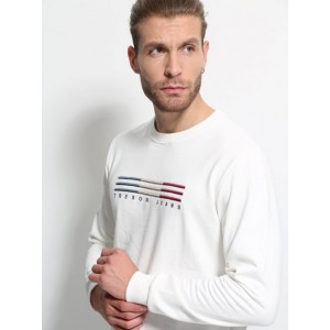 Ανδρική μπλούζα σε 100% βαμβακερό ύφασμα Tresor 205069 ΕΚΡΟΥ