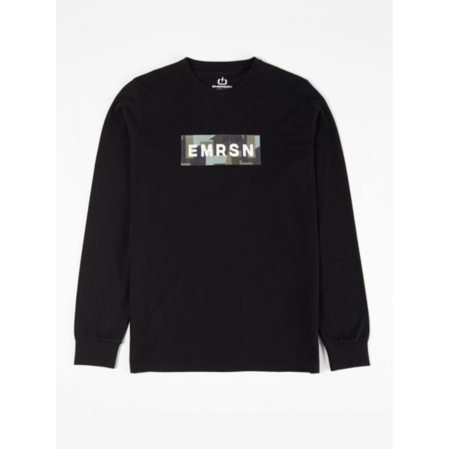 EMERSON Ανδρική Μπλούζα με Στρόγγυλη Λαιμόκοψη 232.EM31.02 Black Κανονική Εφαρμογή