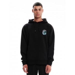 EMERSON Ανδρικό Φούτερ με Κουκούλα 232.EM20.11 Black Κανονική Εφαρμογή 