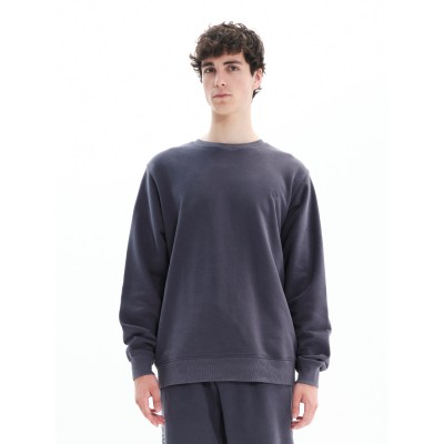 BASEHIT 222.BM20.06 ΚΛΑΣΣΙΚΟ ΦΟΥΤΕΡ ΜΕ ΛΑΙΜΟΚΟΨΗ STONE GREY