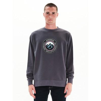 EMERSON 222.EM20.15 ΑΝΔΡΙΚΟ ΦΟΥΤΕΡ ΜΕ ΛΑΙΜΟΚΟΨΗ STONE GREY