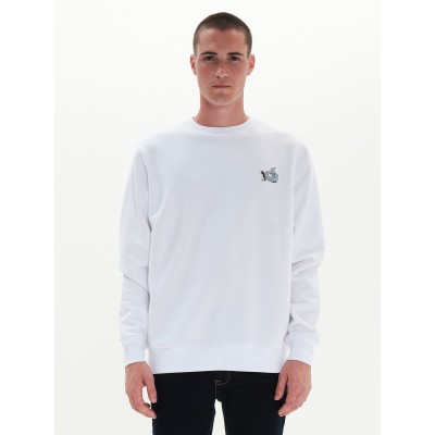 EMERSON 222.EM20.23 ΑΝΔΡΙΚΟ ΦΟΥΤΕΡ ΜΕ ΛΑΙΜΟΚΟΨΗ "CLIMATE CHANGE" WHITE