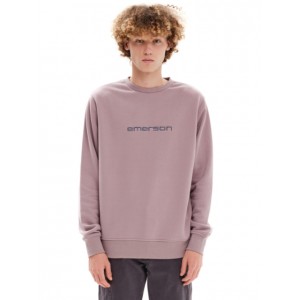 EMERSON Ανδρικό Φούτερ με Στρόγγυλη Λαιμόκοψη 232.EM20.10 Dusty Mauve