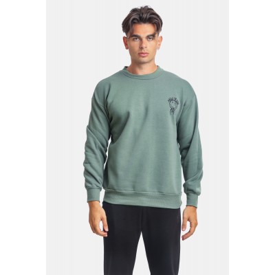 Paco & Co 2381062 Ανδρικό Φούτερ με λαιμόκοψη Μέντα