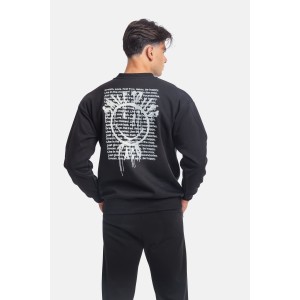 Paco & Co 2381062 Ανδρικό Φούτερ με λαιμόκοψη Μαύρο