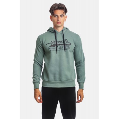 Paco & Co 2381071 Μέντα Ανδρικό Φούτερ με Κουκούλα