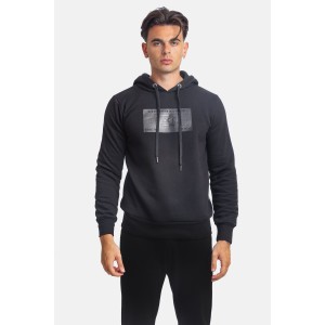 Paco & Co 2381072 Black Ανδρικό Φούτερ με Κουκούλα