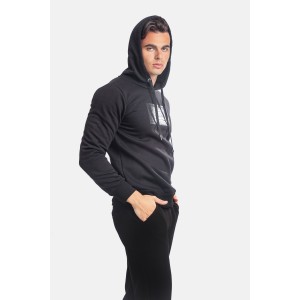 Paco & Co 2381072 Black Ανδρικό Φούτερ με Κουκούλα