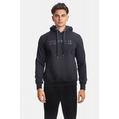 Paco & Co 2381074 Black Ανδρικό Φούτερ με Κουκούλα