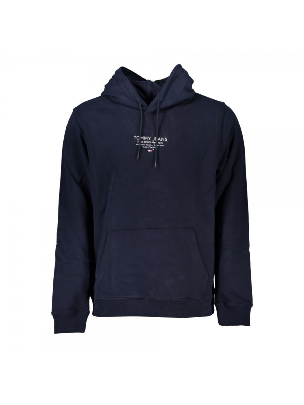TOMMY HILFIGER Ανδρική Μακρυμάνικη Μπλούζα Φούτερ με κουκούλα Κανονική Εφαρμογή DM0DM18409_BLC1G Navy