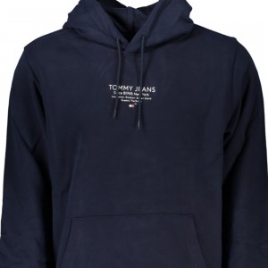 TOMMY HILFIGER Ανδρική Μακρυμάνικη Μπλούζα Φούτερ με κουκούλα Κανονική Εφαρμογή DM0DM18409_BLC1G Navy