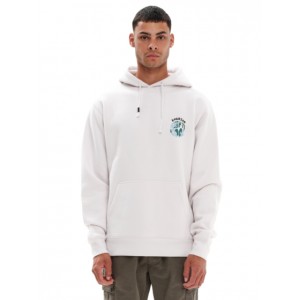 EMERSON Ανδρικό Φούτερ με Κουκούλα 232.EM20.11 Off White Κανονική Εφαρμογή