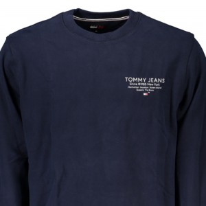 TOMMY HILFIGER Ανδρική Μακρυμάνικη Μπλούζα Φούτερ Κανονική Εφαρμογή  DM0DM18404_BLC1G Navy