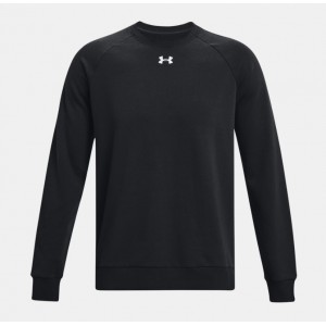 Under Armour Ανδρικό Φούτερ με Στρόγγυλη Λαιμόκοψη 1379755 Black