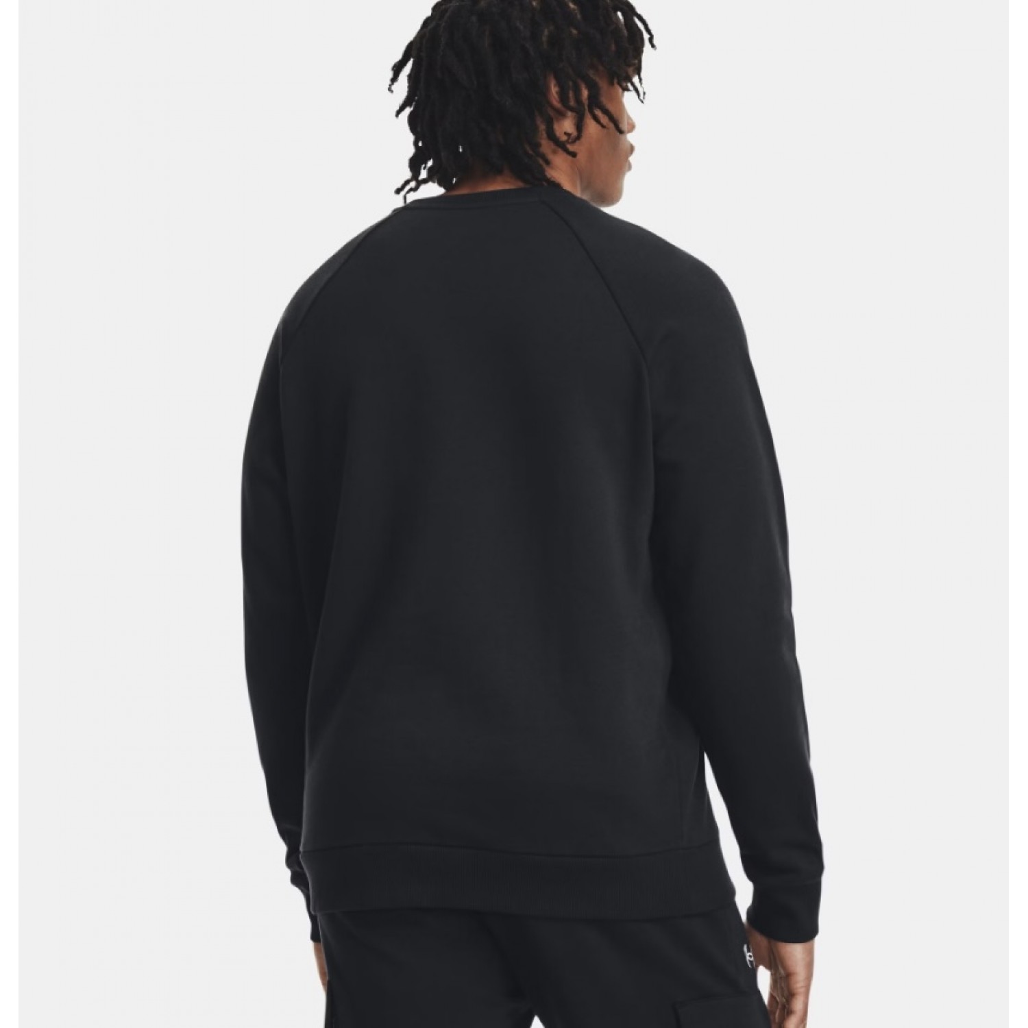 Under Armour Ανδρικό Φούτερ με Στρόγγυλη Λαιμόκοψη 1379755 Black