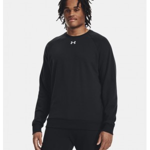Under Armour Ανδρικό Φούτερ με Στρόγγυλη Λαιμόκοψη 1379755 Black