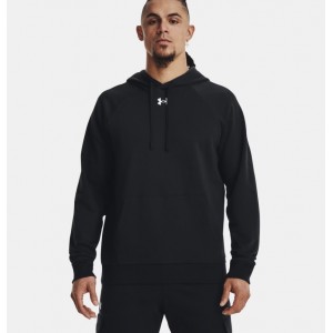 Under Armour Ανδρικό Φούτερ με Κουκούλα 1379757 Black