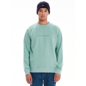 EMERSON Ανδρικό Φούτερ με Στρόγγυλη Λαιμόκοψη 232.EM20.10 Μέντα Κανονική Εφαρμογή