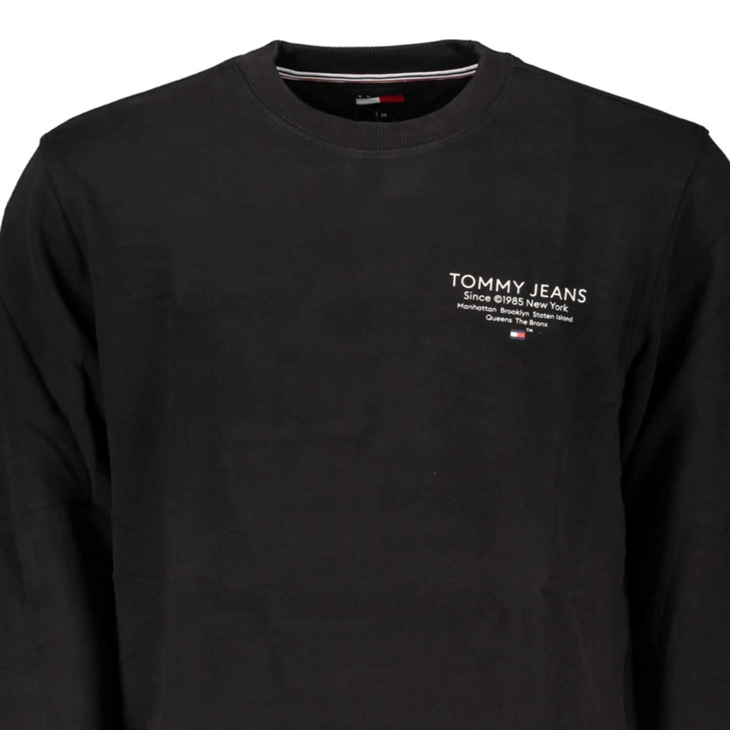 TOMMY HILFIGER Ανδρική Μακρυμάνικη Μπλούζα Φούτερ Κανονική Εφαρμογή DM0DM18404_NEBDS Black