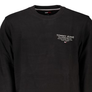 TOMMY HILFIGER Ανδρική Μακρυμάνικη Μπλούζα Φούτερ Κανονική Εφαρμογή DM0DM18404_NEBDS Black