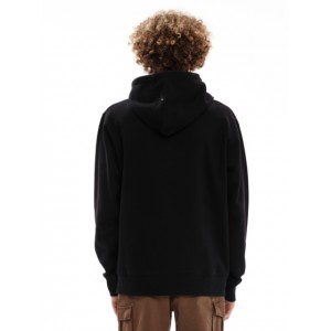 EMERSON Ανδρικό Φούτερ με Κουκούλα 232.EM20.03 Black Κανονική Εφαρμογή