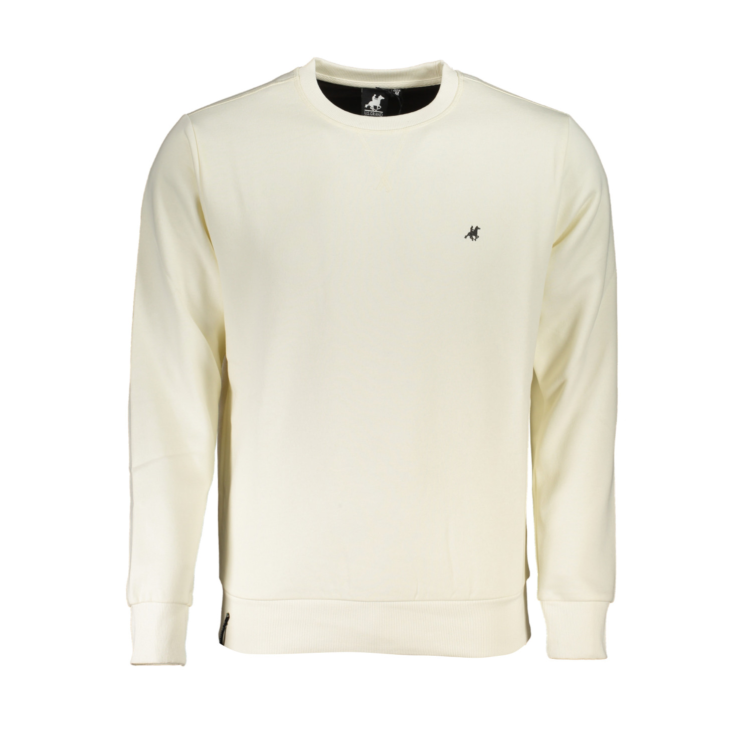 U.S. GRAND POLO USF175 Εκρού Ανδρική Φούτερ Μπλούζα Με Στρογγυλή Λαιμόκοψη