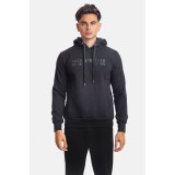 Paco & Co 2381074 Black Ανδρικό Φούτερ με Κουκούλα 1